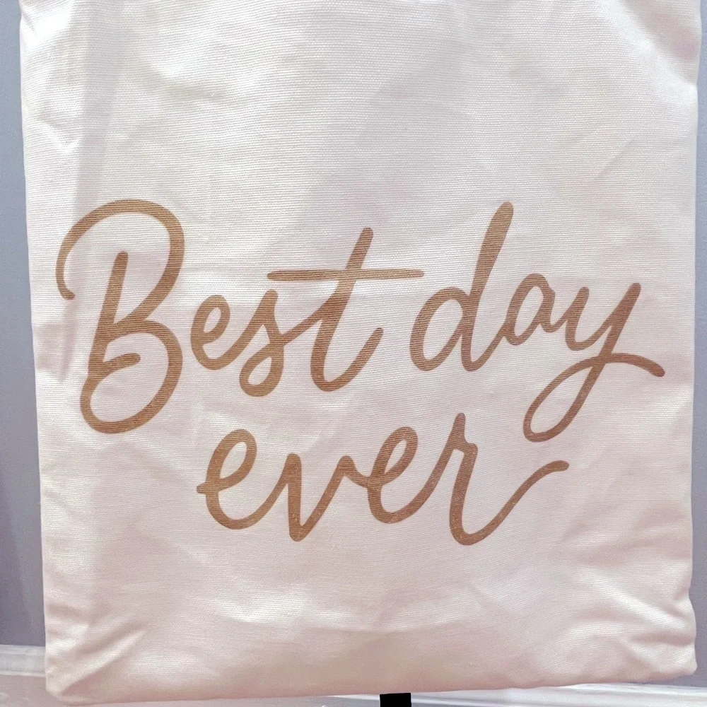 “Best Day Ever” Canvas Tote Bag